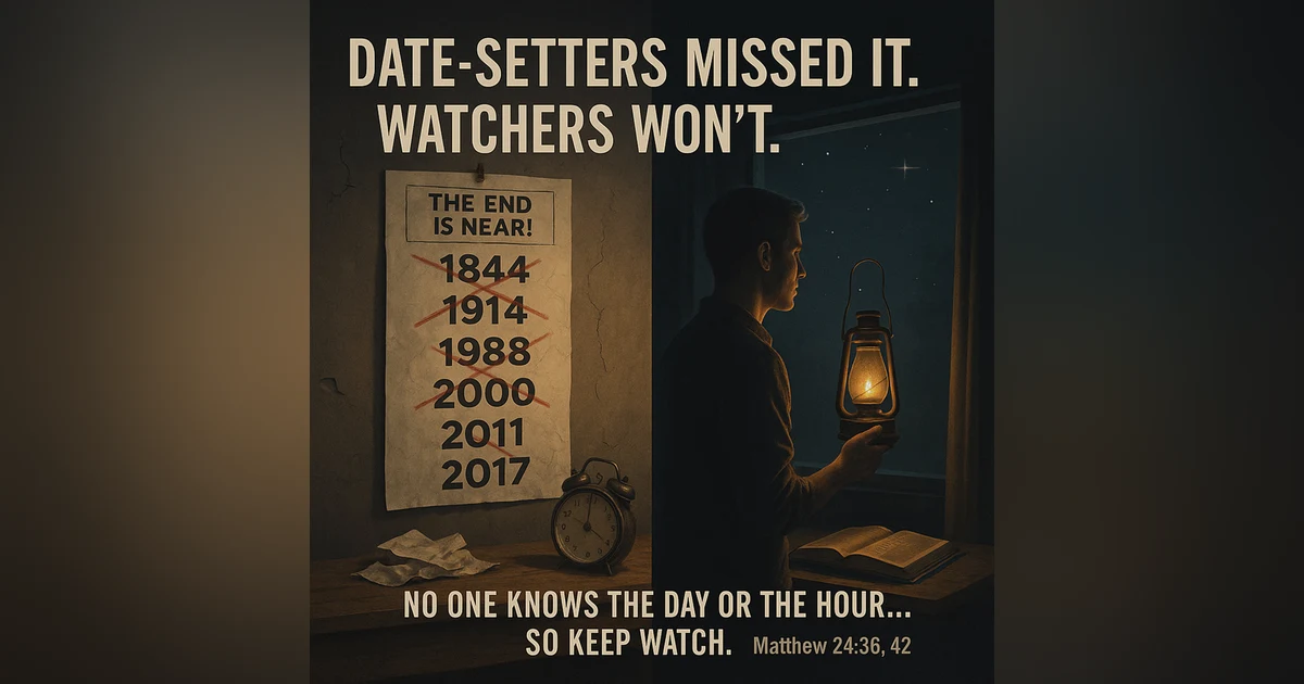 STOP! Stop Trying to Predict the END TIMES Date!