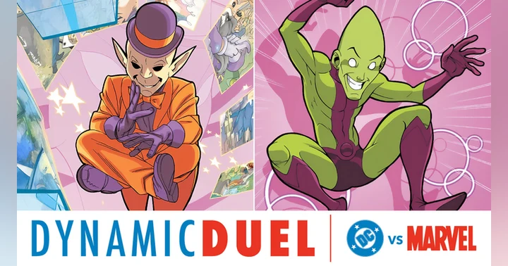 image for Fifth-Dimensional Trickster Meets Pop-Upian Shapeshifter: Mxyzptlk vs. Impossible Man