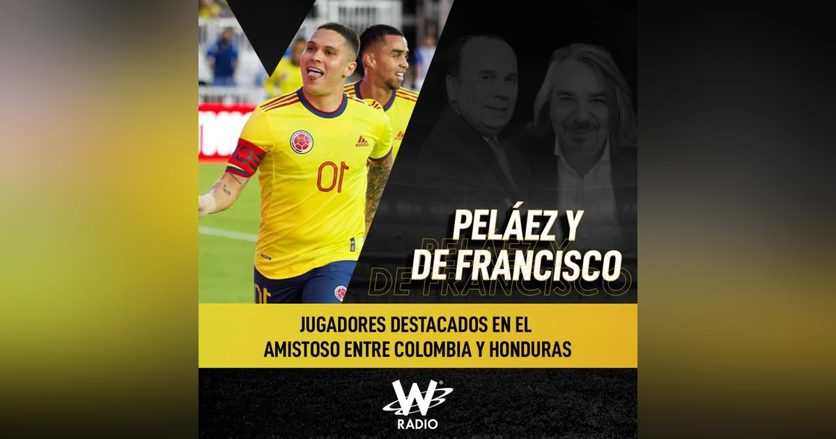 Jugadores destacados en el amistoso entre Colombia y Honduras