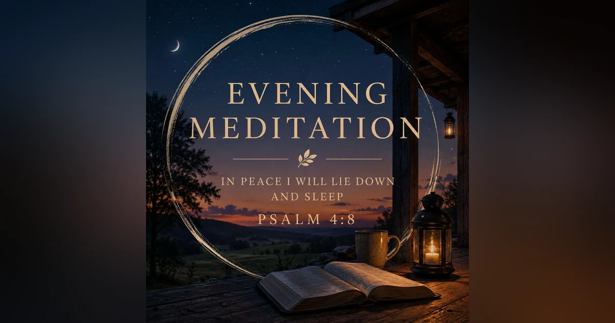 *Meditations: Before Sleep Psalm 4:8