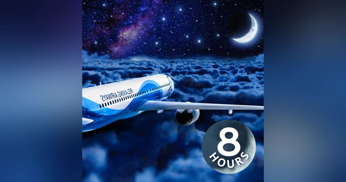 Fly Away with Relaxing Airways! | 8 Hour Airplane Sleep Sounds