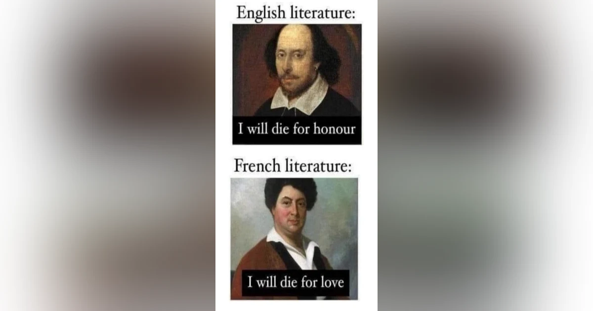 England vs France - A Literary Battle Royale