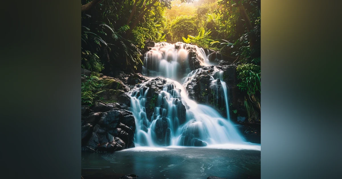 Relaxing Waterfall: 8 Hours of Natural Ambiance for Meditation & Sleep