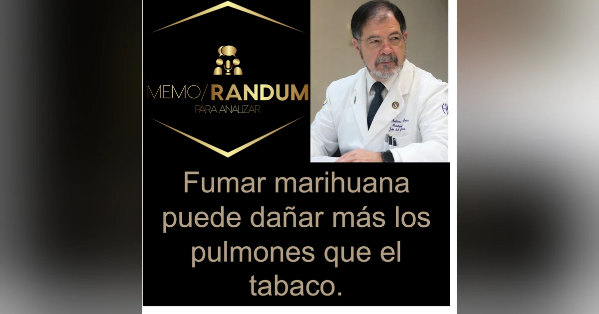 Fumar marihuana puede dañar más los pulmones que el tabaco.