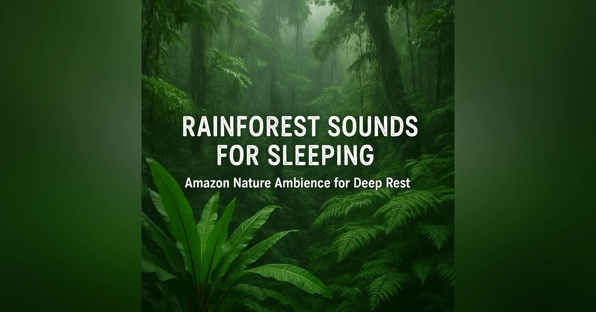Rainforest Sounds for Sleeping | Amazon Nature Ambience for Deep Rest
