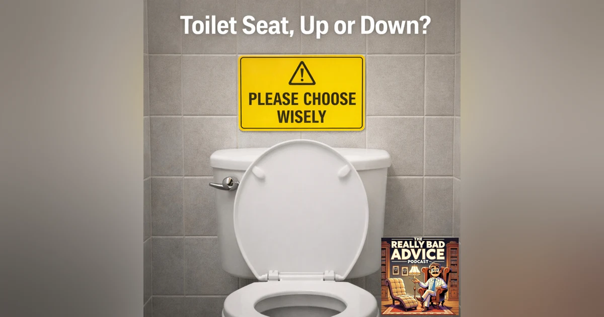 Toilet seat up or down?