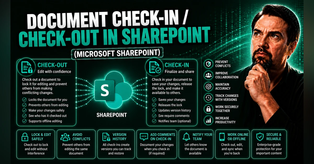 Sharepoint Document Check Out SharePoint Check-In and Check-Out Explained