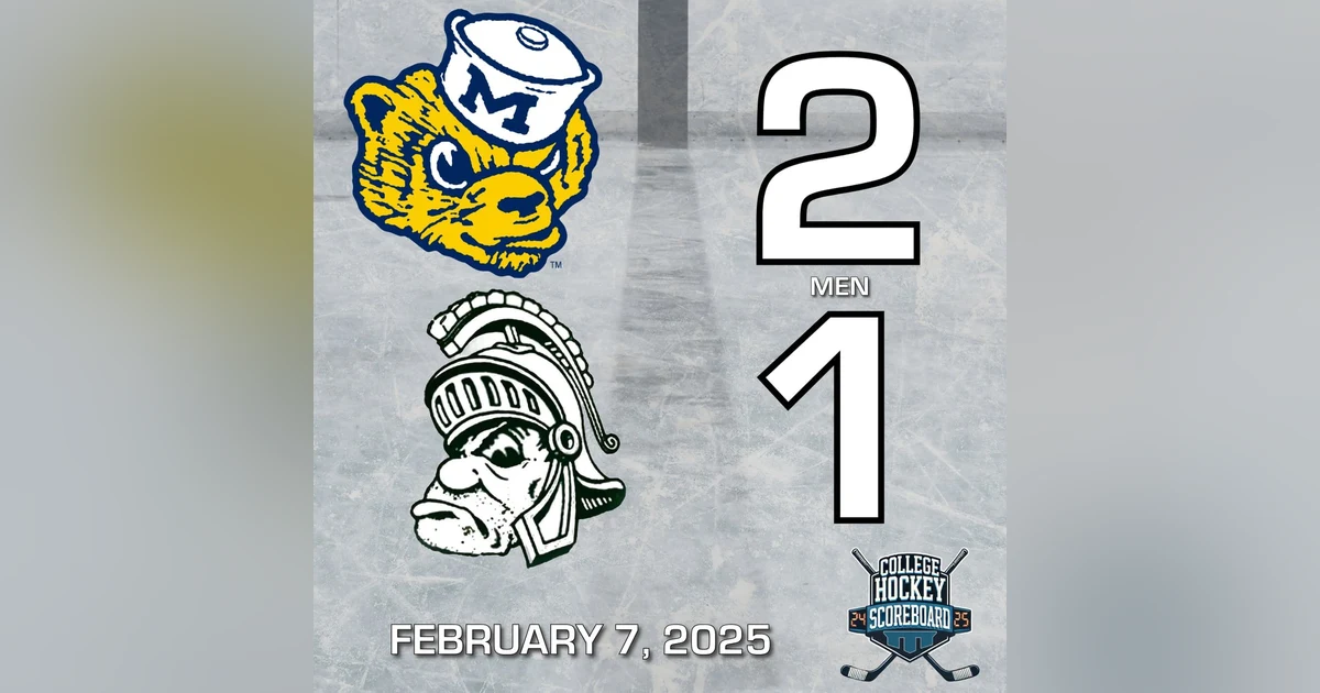 Wolverines nix Spartans late; BC wins ninth in a row; Ohio State women survive, Penn State wins again - CHS 2-7-25