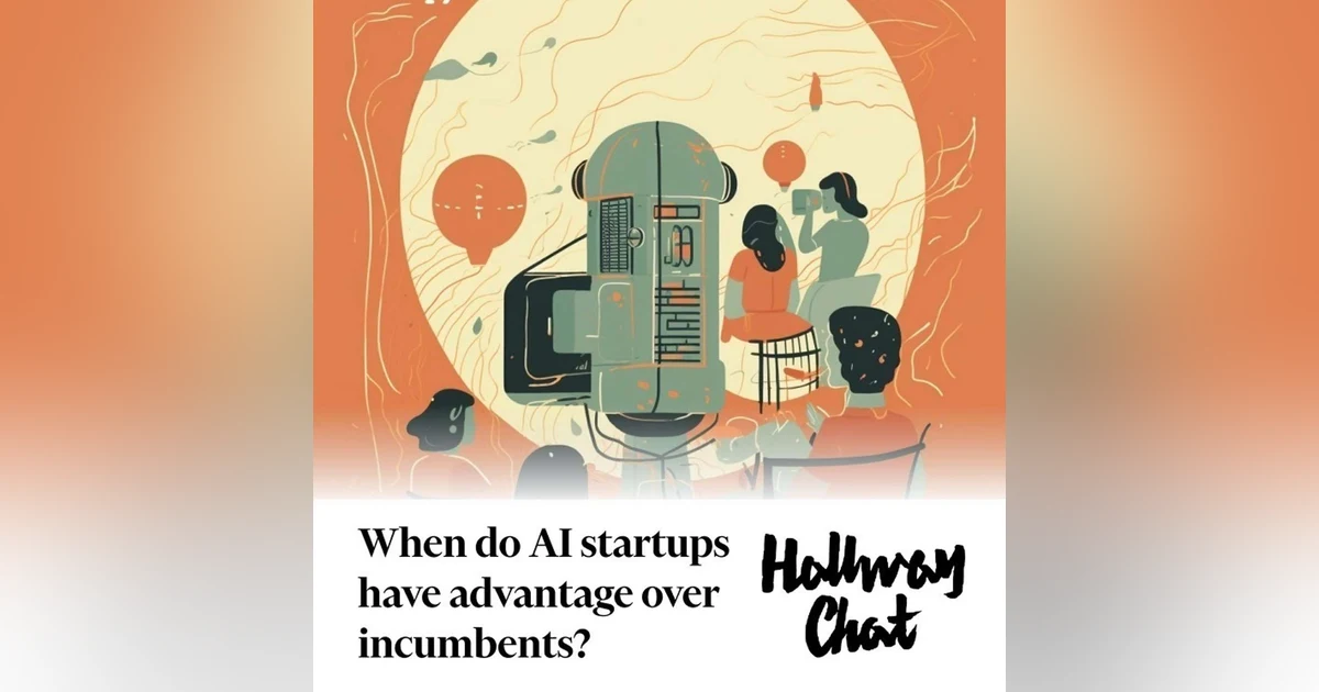When do AI startups have advantage over incumbents?