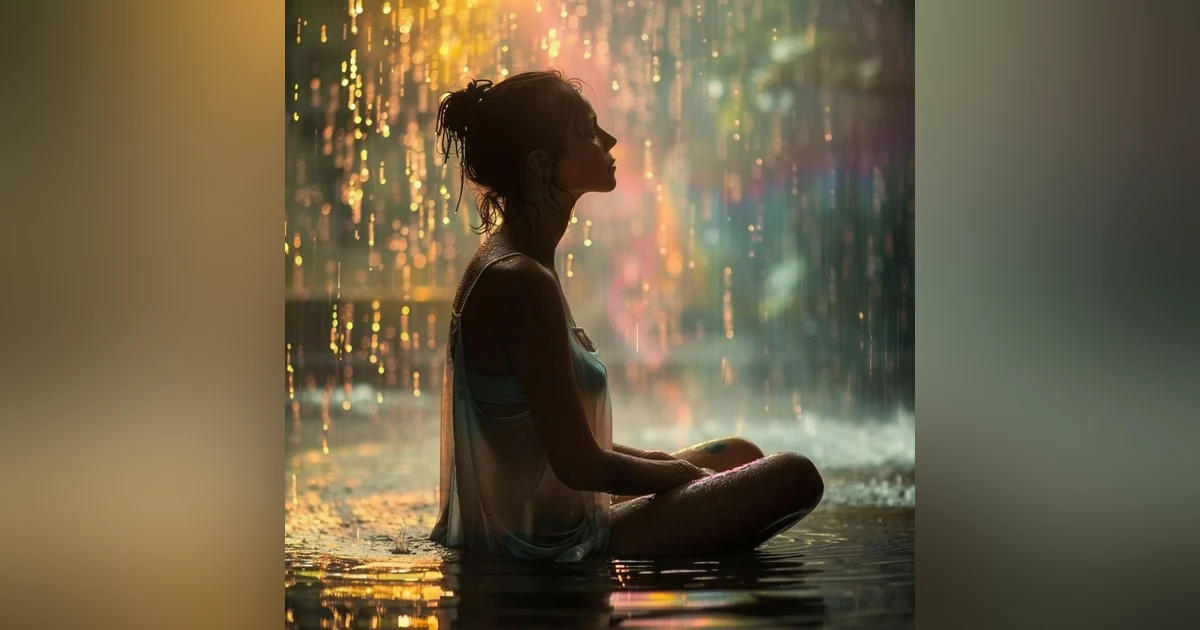 396 Hz with Rain For Relieving Stress And Liberating Guilt And Fear