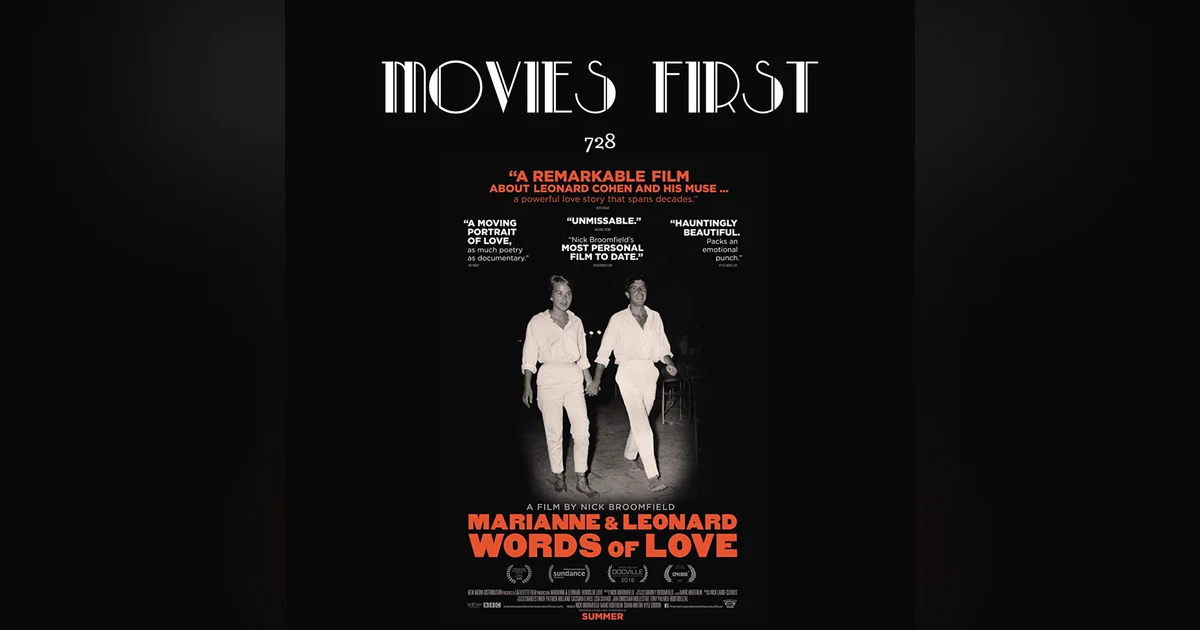 728: Marianne and Leonard: Words of Love (Documentary, Biography, Music) (the @MoviesFirst review)