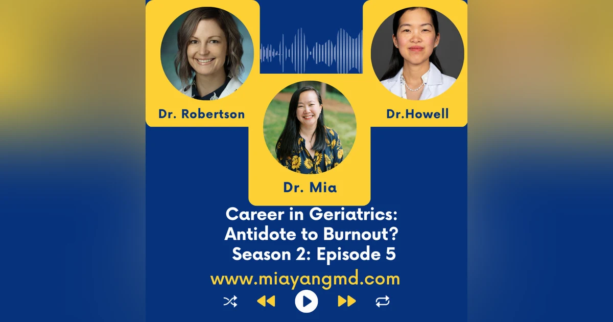 Career in Geriatrics: Antidote to Burnout?