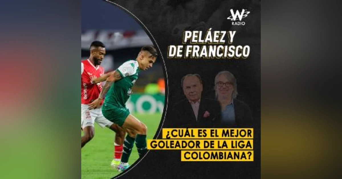 ¿Cuál es el mejor goleador de la liga colombiana?