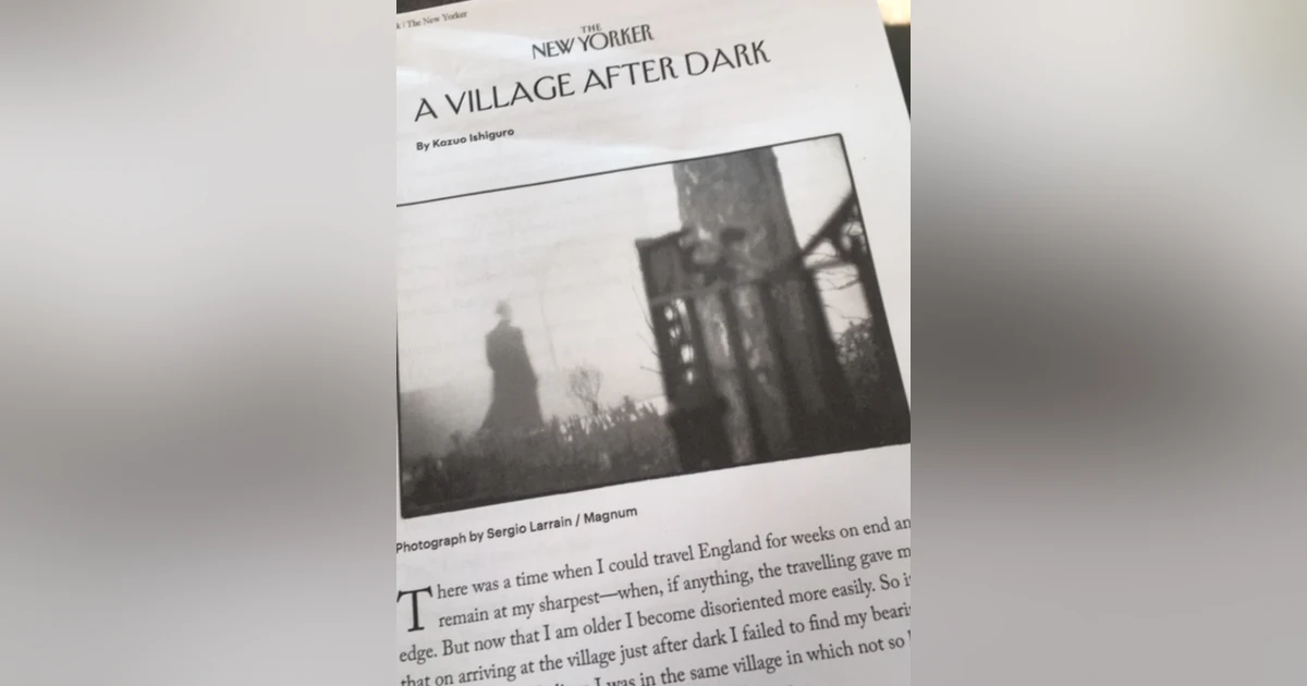 "A Village After Dark" by Kazuo Ishiguro