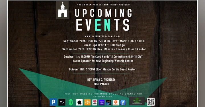 image for Safe Haven Podcast Upcoming Events