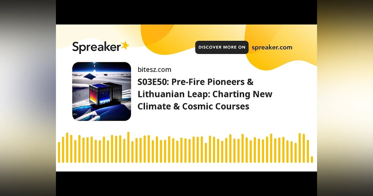 S03E50: Pre-Fire Pioneers & Lithuanian Leap: Charting New Climate & Cosmic Courses
