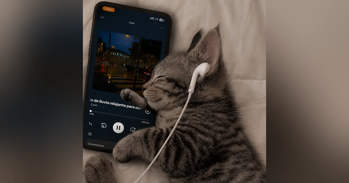 2 horas de Sonido de lluvia y viento suave y fuerte para dormir