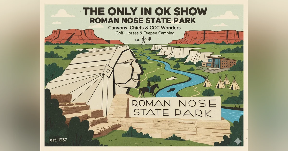 The Unexpected Oasis: Canyon Golf, Natural Springs, and the History of Roman Nose State Park