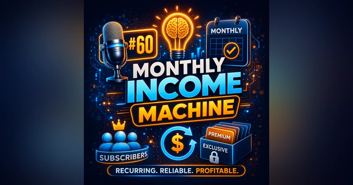 #60 Monthly Income Machine – Build a Powerful Subscription Business
