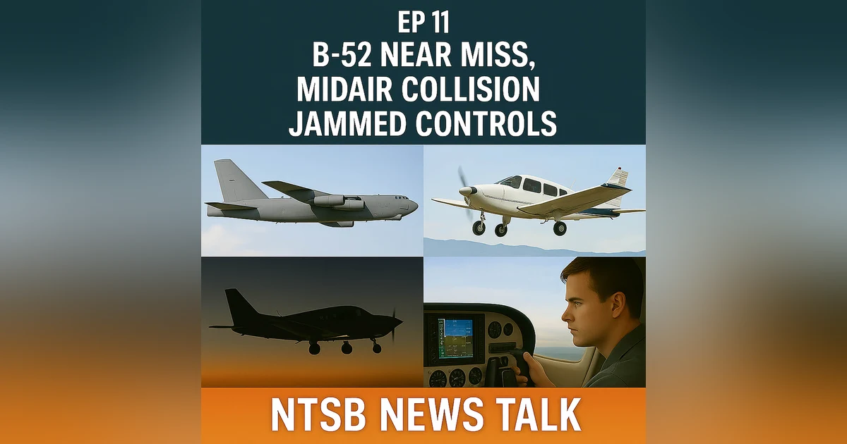 B-52 Close Call at Minot, Midair in Colorado, and Jammed Flight Controls