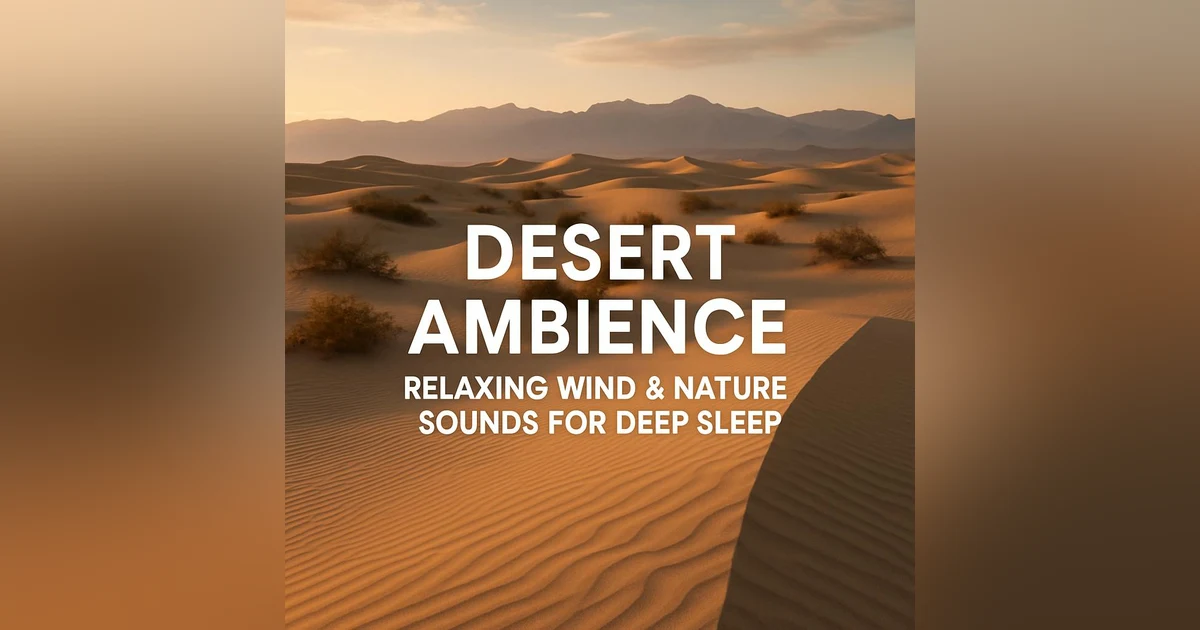 Desert Ambience | Relaxing Wind & Nature Sounds for Deep Sleep