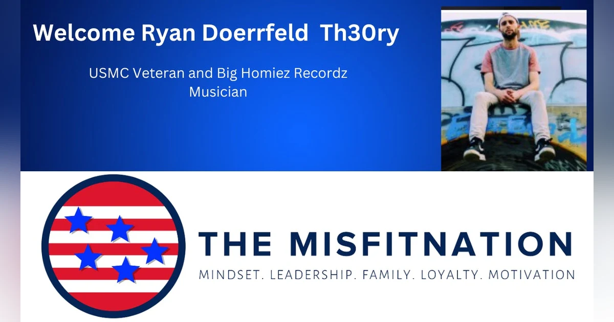 USMC Veteran Ryan Doerrfeld "Th3Ory" Joins The MisFitNation Show with Rich LaMonica