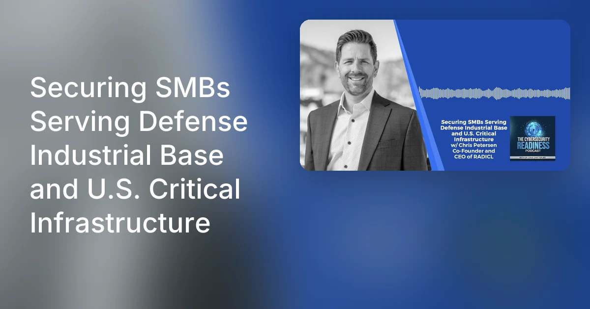 Smbs Securing SMBs Serving Defense Industrial Base and U.S. Critical