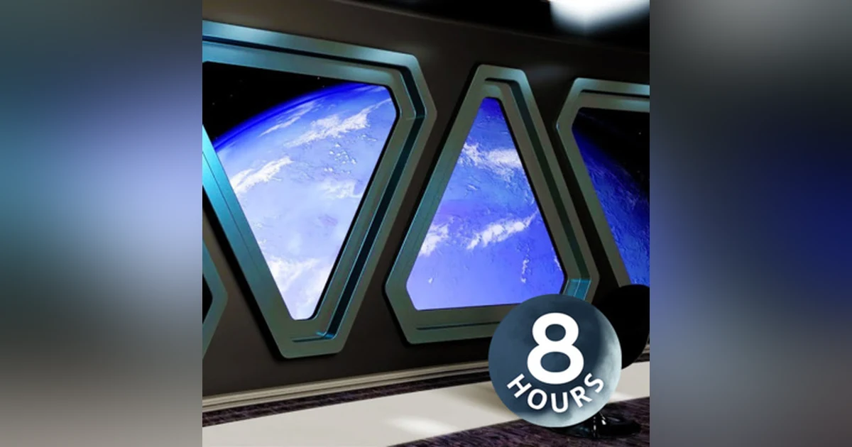 Sci-Fi Ambient Spaceship White Noise 8 Hours | for Sleep, Focus, Studying