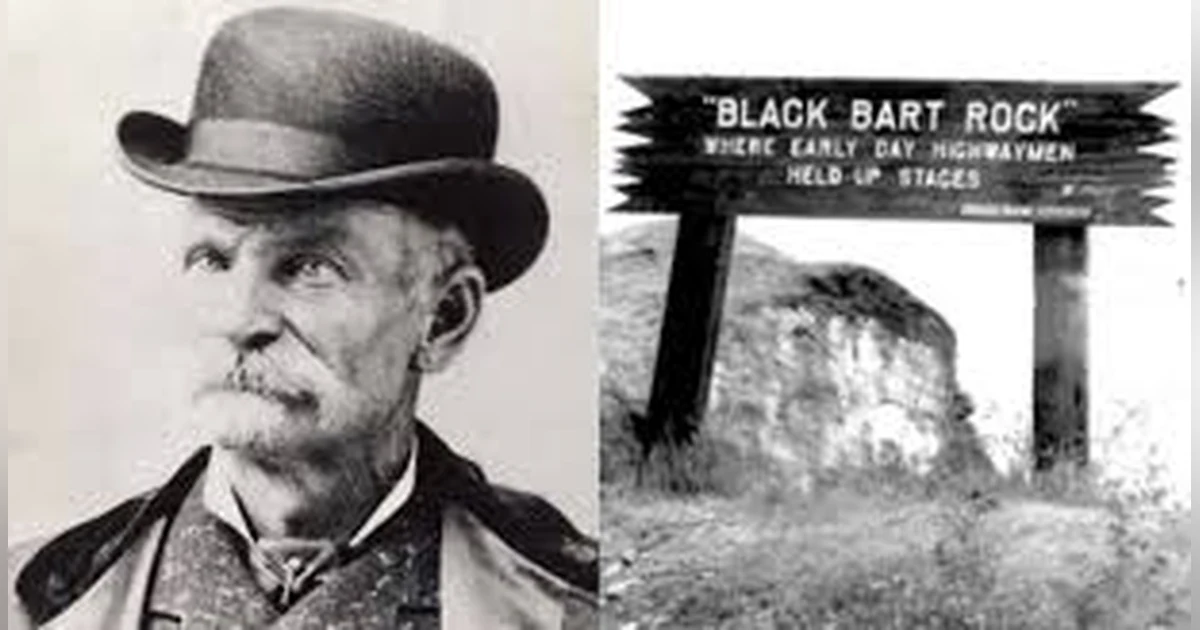 THE LEGEND OF BLACK BART- THE POET BANDIT OF CALIFORNIA GOLD RUSH DAYS