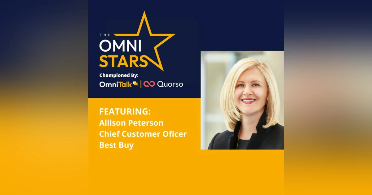 2022 OmniStars Spotlight | Allison Peterson Best Buy EVP & Chief Customer Officer