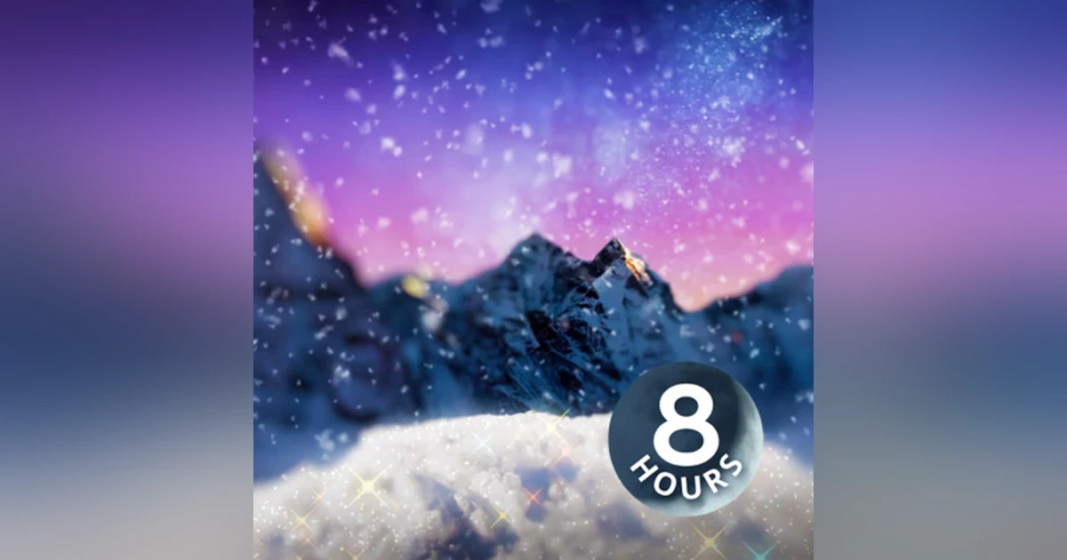 Winter Wonderland White Noise | Holiday Sounds for Relaxing, Studying or Sleep | Christmas Music 8 Hours