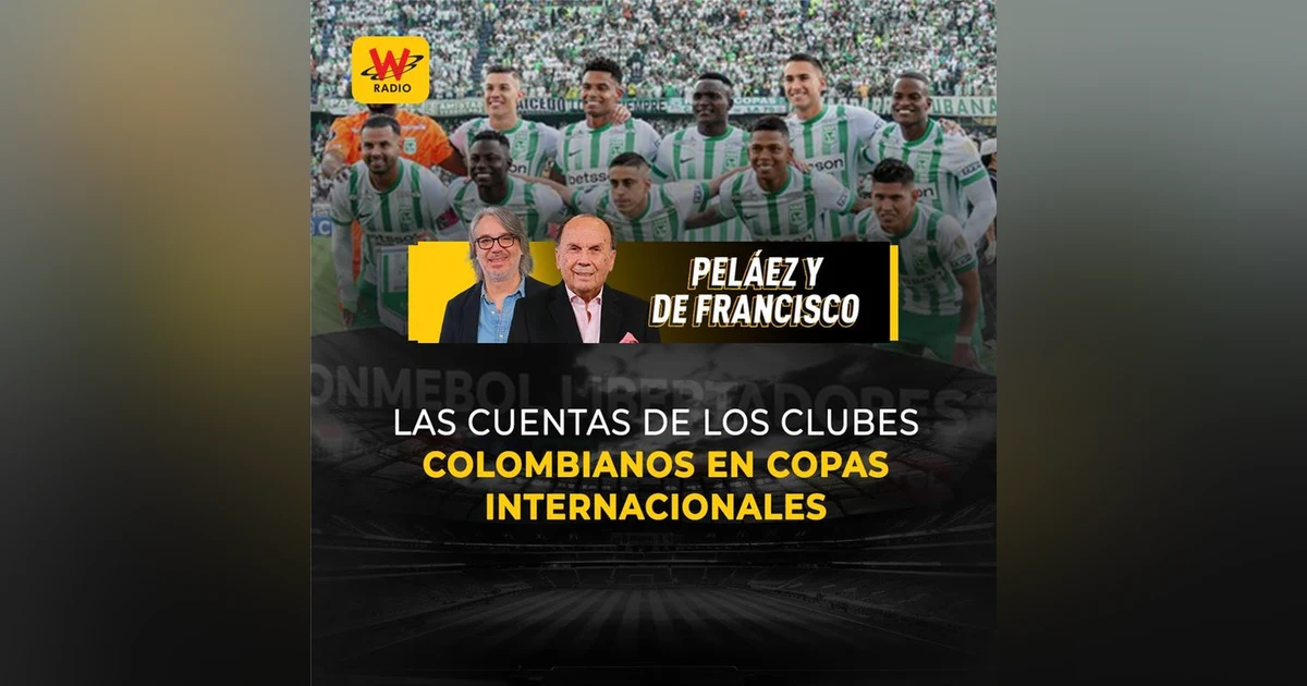 Las cuentas de los clubes colombianos en copas internacionales