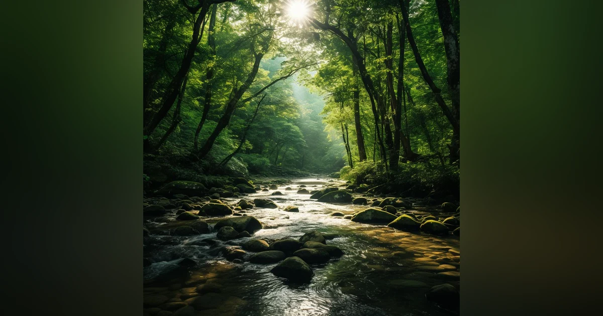 Gentle river ambiance sound for Helps reducing stress and anxiety