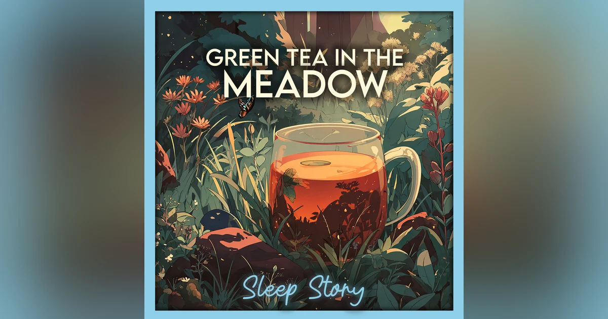 Green Tea in the Moonlit Meadow 🍵✨ Bedtime Story for Adults | Sleep Story, Calming Story for Deep Sleep