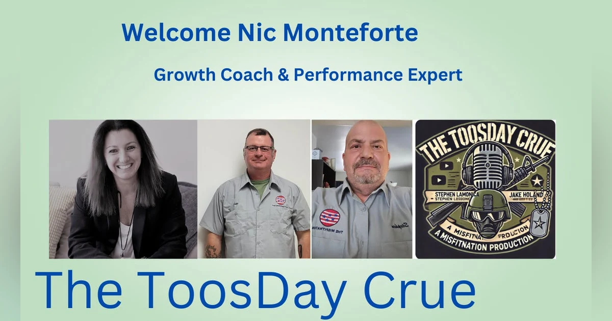 The ToosDay Crue Welcomes Nic Monteforte: Growth Coach & Performance Expert