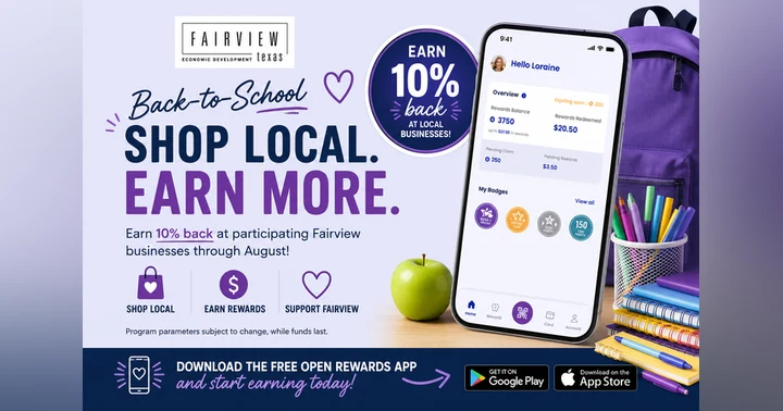 image for Back-to-School Shopping Just Got More Rewarding in Fairview, Texas