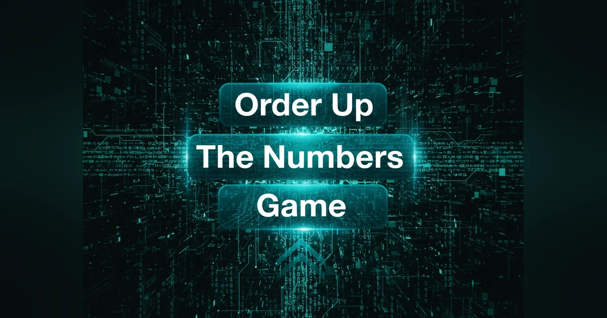 Order Up: The Numbers Game - 25