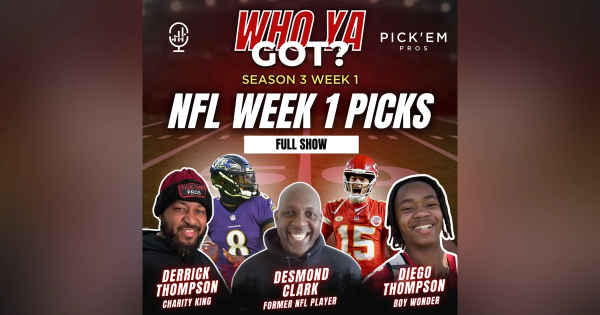 🏈 Week 1 NFL Picks LIVE! Eagles Soar, Chiefs 3-Peat?