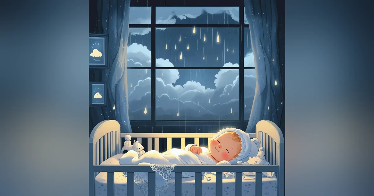 👶😴 Rain Sounds For Sleep Lullabies Songs for Babies To Go To Sleep Baby Lullaby RAIN THUNDER