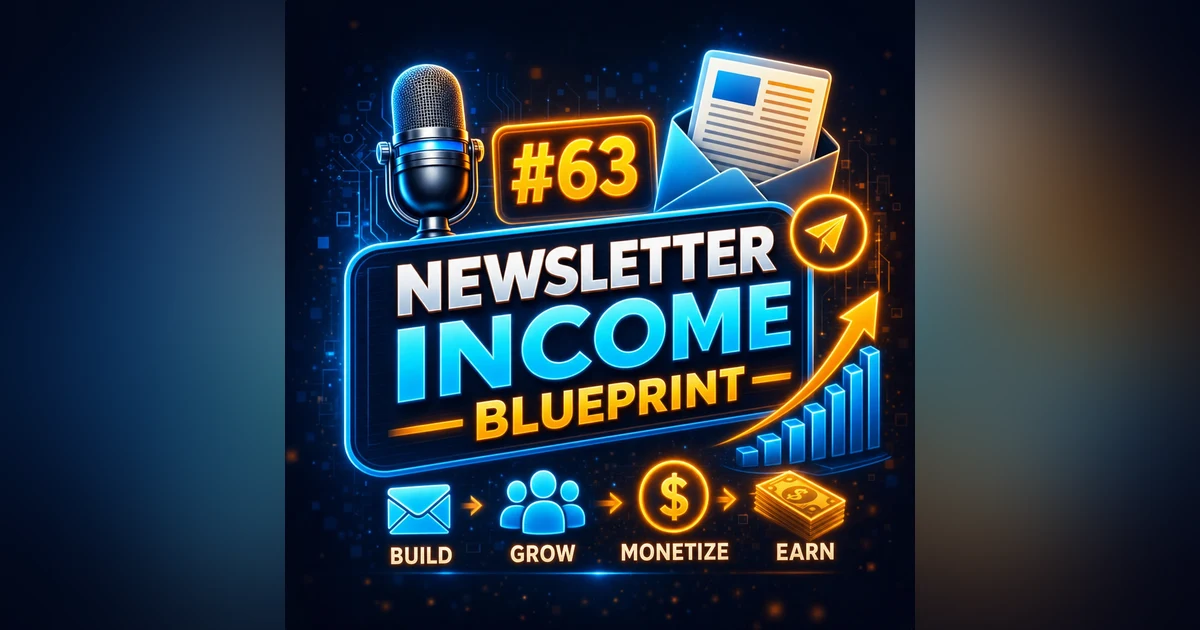 #63: Newsletter Income Blueprint – Build an Email Business That Pays