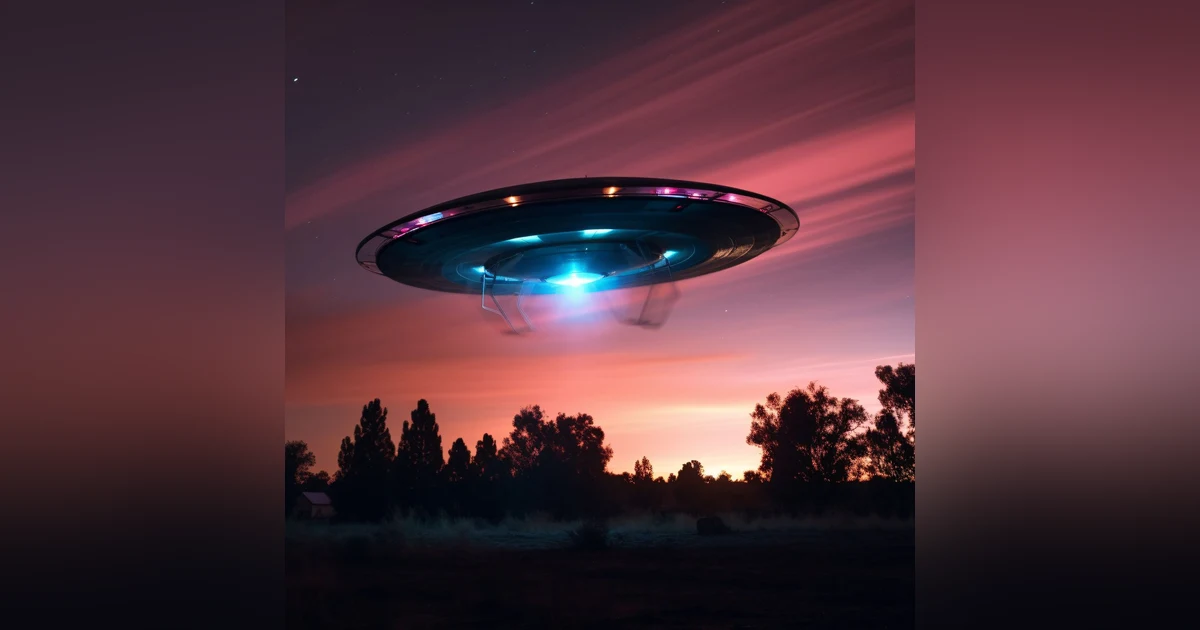 A UFO Landing at Holloman Air Force Base
