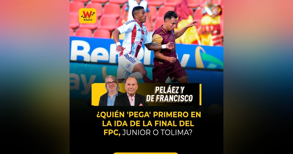 ¿Quién 'pega' primero en la ida de la final del FPC, Junior o Tolima?