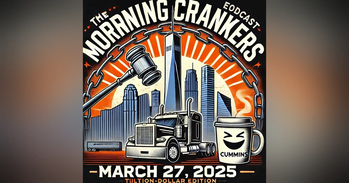 Morning Crankers: Trillion-Dollar Jobs, Japan’s Death Row Shocker & Cummins’ Game-Changing Engine