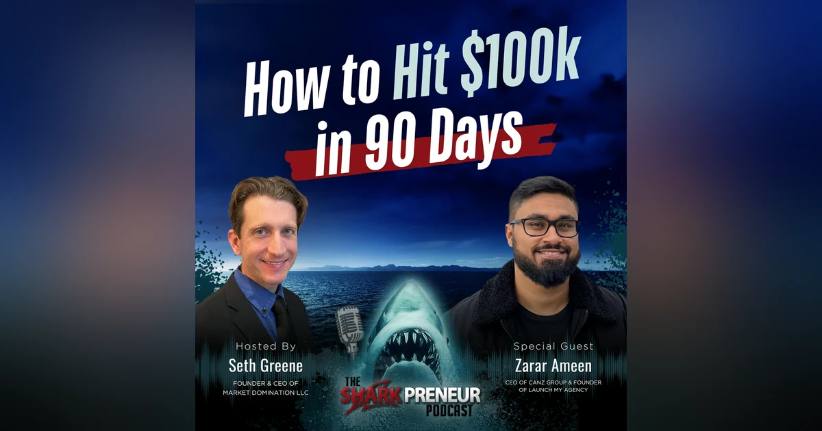 Episode 1188: How to Hit $100k in 90 Days: Launching a Digital Marketing Agency from Scratch with Zarar Ameen