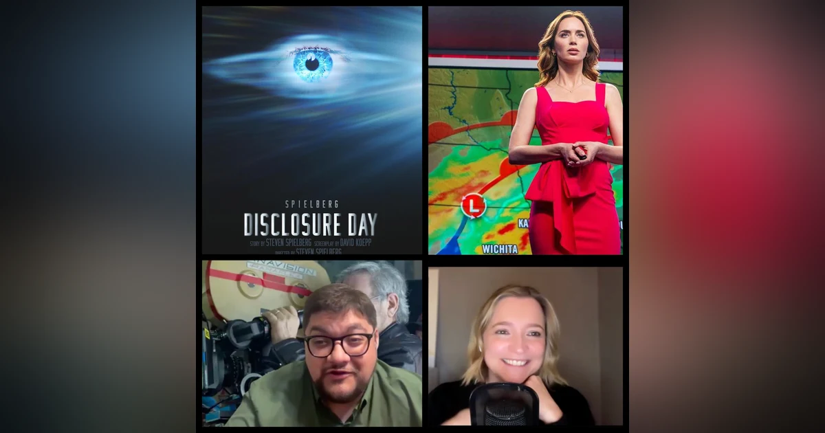 Episode 528: Unpacking and Reviewing Spielberg's Disclosure Day. Guest: Ryan McQuade