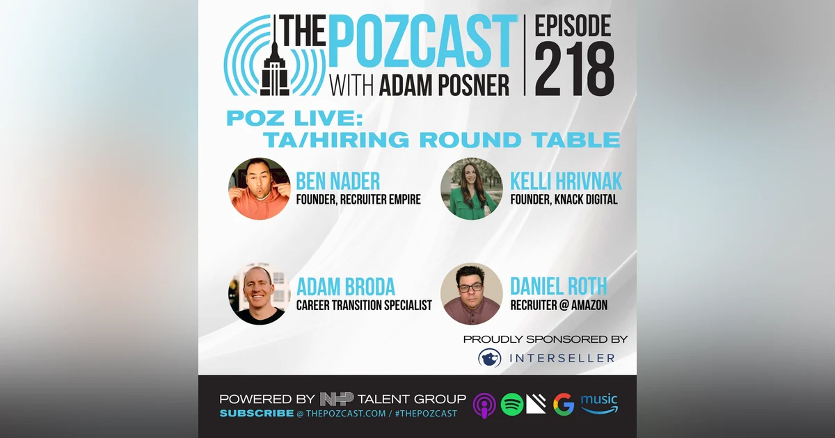 #thePOZcast LIVE: Talent Access Leaders Roundtable