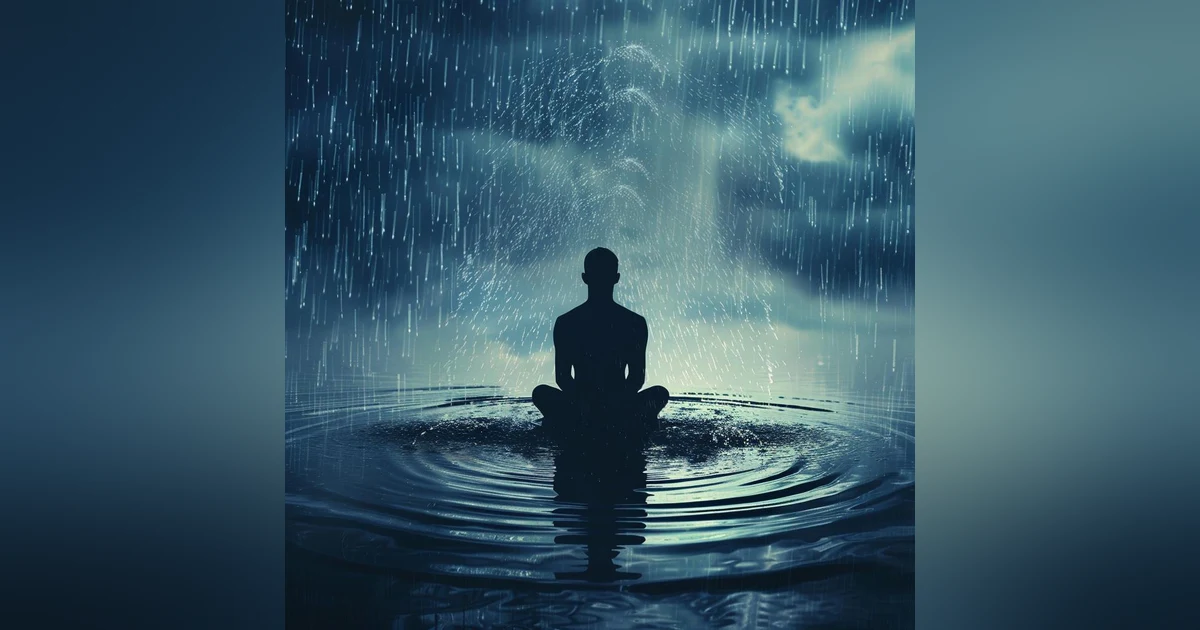 Theta Waves With Soft Rainfall: Perfect For Meditation And Deep Relaxation