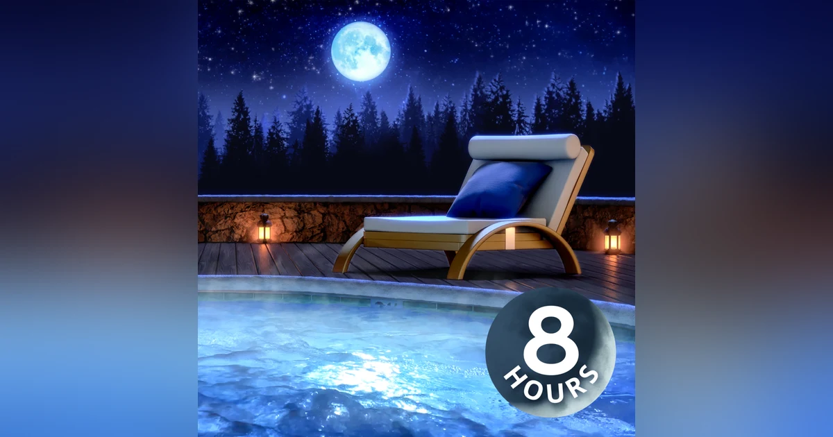 Jacuzzi Ambience Helps You Relax | 8 Hour Hot Tub Sound for Sleep & Relaxation