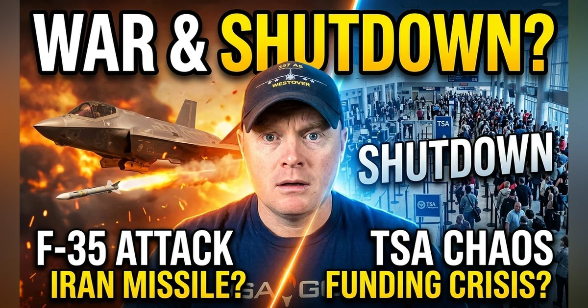 F-35 Missile Strike, TSA Shutdown Chaos & The $27K Tarmac Rule