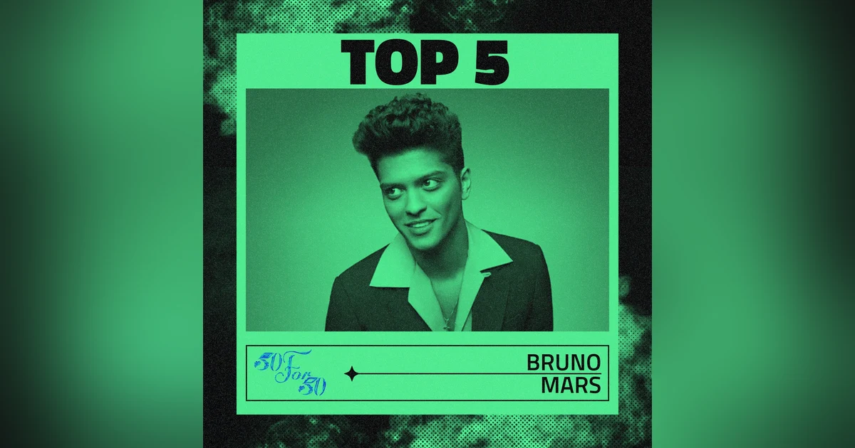 Bruno Mars Hits: From Uptown Funk to Silk Sonic | Top 5